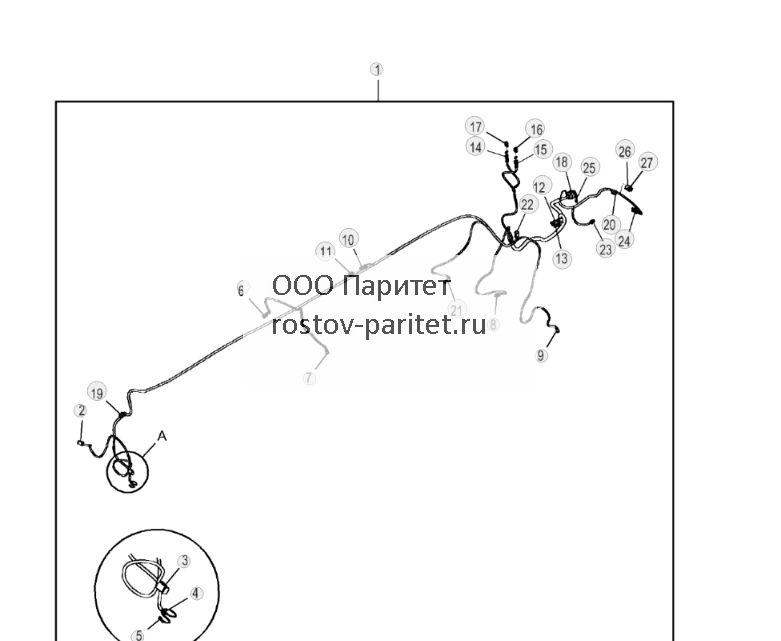 Жгут проводов и разъемы передней платформы (667938 - ) - ST832969 301.jpg